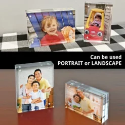 Azar Displays Clear Acrylic Magnetic Photo Block Frame Set With TWO 5x7 Size Frames 21 Azar Displays Clear Acrylic Magnetic Photo Block Frame Set With TWO 5x7 Size Frames -Lamps and Lighting Store GUEST c03aaa3d 2660 4569 8e17 9a656674af81