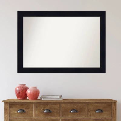 40" X 28" Non-Beveled Shiplap Navy Wood Wall Mirror - Amanti Art 9 40" X 28" Non-Beveled Shiplap Navy Wood Wall Mirror - Amanti Art - Image 7
