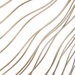 LuxenHome Gold Abstract Flower Square Metal Wall Art 19 LuxenHome Gold Abstract Flower Square Metal Wall Art -Lamps and Lighting Store GUEST c0db7c94 304f 4988 9f72 624b5ca4c55c