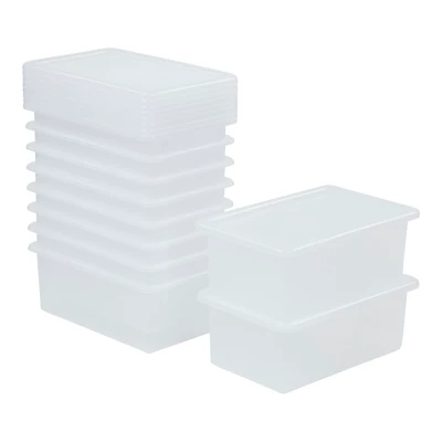 ECR4Kids Cubby Storage Bin With Non-Snap Lid, Plastic Conatiner, 10-Pack 13 ECR4Kids Cubby Storage Bin With Non-Snap Lid, Plastic Conatiner, 10-Pack - Image 11