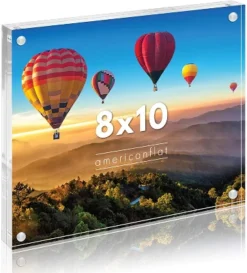 Americanflat Acrylic Picture Frame - Scratch Resistant With Magnetic Corners & Freestanding For Tabletop 18 Americanflat Acrylic Picture Frame - Scratch Resistant With Magnetic Corners & Freestanding For Tabletop -Lamps and Lighting Store GUEST c22d8a5e d96a 471d 9de8 3c9ba4c1a8cc