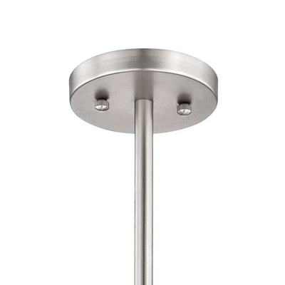 Possini Euro Design Spherical Brushed Nickel Large Chandelier 24" Wide Modern 6-Light Fixture For Dining Room House Foyer Kitchen Island Entryway Home 5 Possini Euro Design Spherical Brushed Nickel Large Chandelier 24" Wide Modern 6-Light Fixture For Dining Room House Foyer Kitchen Island Entryway Home - Image 3