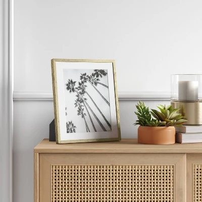 10.4" X 12.4" Matted To 8" X 10" Thin Metal Tabletop Frame Brass - Project 62™ 3 10.4" X 12.4" Matted To 8" X 10" Thin Metal Tabletop Frame Brass - Project 62™