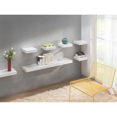 10" X 10" Big Boy Gloss Shelf White - Dolle Shelving 4 10" X 10" Big Boy Gloss Shelf White - Dolle Shelving - Image 2