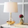 24.5" Glass West Table Lamp (Includes LED Light Bulb) Clear - JONATHAN Y -Lamps and Lighting Store GUEST c4dfdc53 2944 4fb8 ac5a 20bf3e0179bc