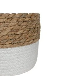Set Of 2 Baskets White Seagrass & Rope By Foreside Home & Garden 10 Set Of 2 Baskets White Seagrass & Rope By Foreside Home & Garden -Lamps and Lighting Store GUEST c5a0ab13 cf5e 4602 9cea 16578848c831