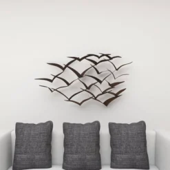 Metal Bird Flying Flock Wall Decor - Olivia & May 28 Metal Bird Flying Flock Wall Decor - Olivia & May -Lamps and Lighting Store GUEST c67402d1 85b9 4573 9355 d45e0985c5b0