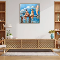 30" X 30" Tea Break On The Jetty By Ronald West Framed Canvas Wall Art Print - Amanti Art 12 30" X 30" Tea Break On The Jetty By Ronald West Framed Canvas Wall Art Print - Amanti Art -Lamps and Lighting Store GUEST c6a6536c 2779 437f b228 9b783768c95f