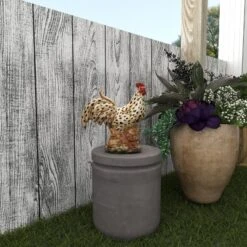 14" X 13" Farmhouse Ceramic Chicken Garden Sculpture Beige - Olivia & May 32 14" X 13" Farmhouse Ceramic Chicken Garden Sculpture Beige - Olivia & May -Lamps and Lighting Store GUEST c7f02268 e0c3 4e60 bfb6 1a0bc7386963