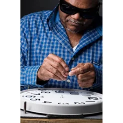 14.5" Split Rock Contemporary Body Quartz Movement Decorative Wall Clock Silver - The Chicago Lighthouse -Lamps and Lighting Store GUEST c8e4d2a7 d174 4d1c a697 1397204988f5 3