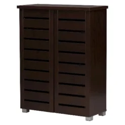 Adalwin Modern And Contemporary 2-Door Wooden Entryway Shoes Storage Cabinet - Dark Brown - Baxton Studio 7 Adalwin Modern And Contemporary 2-Door Wooden Entryway Shoes Storage Cabinet - Dark Brown - Baxton Studio -Lamps and Lighting Store GUEST cae58d33 dad0 4d98 a535 edd4adb0a561