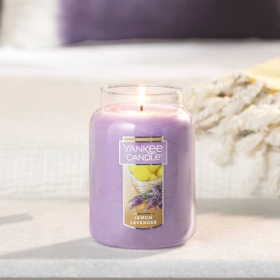 'Lemon Lavender' 22oz Large Jar - Yankee Candle 4 'Lemon Lavender' 22oz Large Jar - Yankee Candle - Image 2