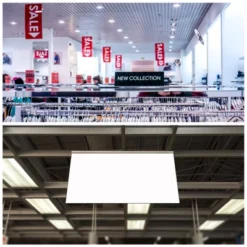 Unique Bargains PVC Poster Hanger Rail Poster Strip Bar With Clips For Poster Map -Lamps and Lighting Store GUEST cc757155 7997 4a9c 8467 6465dca20651