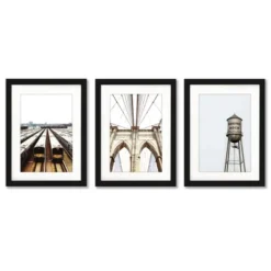 Americanflat American Dreaming By Tanya Shumkina - 3 Piece Gallery Framed Print Art Set -Lamps and Lighting Store GUEST cca70e84 ab34 4b5c b613 4e232f239061