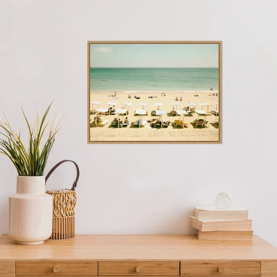 24" X 18" Seaside 3 By Carina Okula Framed Canvas Wall Art - Amanti Art 5 24" X 18" Seaside 3 By Carina Okula Framed Canvas Wall Art - Amanti Art - Image 3