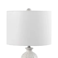 NuLOOM Flint Ceramic 30" Table Lamp Lighting - Cream 30" H X 15" W X 15"D -Lamps and Lighting Store GUEST ced8e156 a508 46f7 b936 068a2db1e54f
