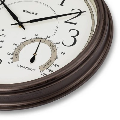 20" Indoor And Outdoor Wall Clock - Westclox 4 20" Indoor And Outdoor Wall Clock - Westclox - Image 2