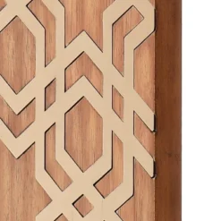 Harmony Mid-Century Wood With Metal Inlay Wall Decor Brass - StyleCraft -Lamps and Lighting Store GUEST cfce6dd3 6e1e 45f6 9fee cc743f91e84b