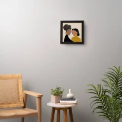 Domonique Brown Black Love No. 1 Framed Wall Art Black - Deny Designs -Lamps and Lighting Store GUEST d0beff80 e45c 489a 88bb bf8cebbb24bd