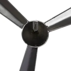 31" X 27" Metal Airplane Propeller 3 Blade Wall Decor With Aviation Detailing Black - Olivia & May -Lamps and Lighting Store GUEST d172ed00 84b7 4e50 8e1d 35de8028888f