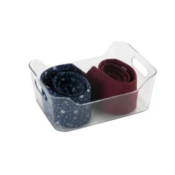 Simplify 7.68" X 5.12" X 3.15" 3pk Small Storage Tote With Handles Clear -Lamps and Lighting Store GUEST d1c8dc2c 1858 4906 adba 883777916c72