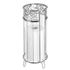 MDesign Metal Toilet Paper Holder Stand - Storage For 3 Rolls -Lamps and Lighting Store GUEST d3875049 3ebe 4515 86cc 0dbe73a588e8