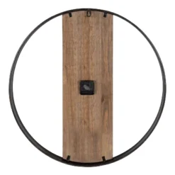 24" X 24" Ladd Round Numberless Wall Clock Natural/Black - Kate & Laurel All Things Decor 10 24" X 24" Ladd Round Numberless Wall Clock Natural/Black - Kate & Laurel All Things Decor -Lamps and Lighting Store GUEST d3ad9785 754a 4ef6 9435 f1634c4e928f