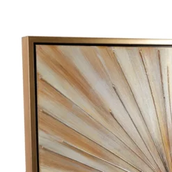 Canvas Starburst Radial Framed Wall Art With Gold Frame Brown - Olivia & May 13 Canvas Starburst Radial Framed Wall Art With Gold Frame Brown - Olivia & May -Lamps and Lighting Store GUEST d42cb52c 2850 4769 8ba8 5e10a0ec6688