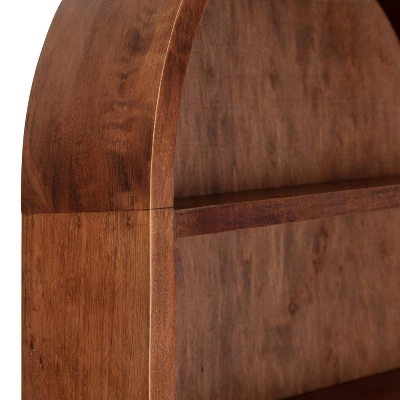 16" X 28" Hutton Wood Capsule Decorative Wall Shelf Walnut Brown - Kate & Laurel All Things Decor 4 16" X 28" Hutton Wood Capsule Decorative Wall Shelf Walnut Brown - Kate & Laurel All Things Decor - Image 2