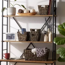 Design Imports Set Of 5 Gray Wash Hyacinth Baskets 15 Design Imports Set Of 5 Gray Wash Hyacinth Baskets -Lamps and Lighting Store GUEST d54417ea 1466 49a7 b30d 08294fc9a813