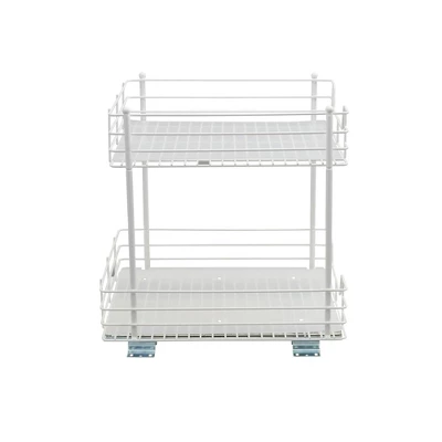 Household Essentials 15" 2-Tier Pantry Organizer White 7 Household Essentials 15" 2-Tier Pantry Organizer White - Image 5