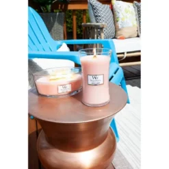 21.5oz Large Hourglass Jar Candle Coastal Sunset - WoodWick -Lamps and Lighting Store GUEST d69858e6 98ac 4482 9bb2 9b8e8b93a7e4