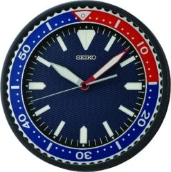 Seiko 12" Watch Dial Wall Clock - Classic Blue -Lamps and Lighting Store GUEST d6b461ac 6873 48d1 b429 767d29b29f37