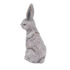 20" X 11" Magnesium Oxide Country Rabbit Garden Sculpture Gray - Olivia & May -Lamps and Lighting Store GUEST d7f5762b c09b 46a9 b13d 6136ab5e195f