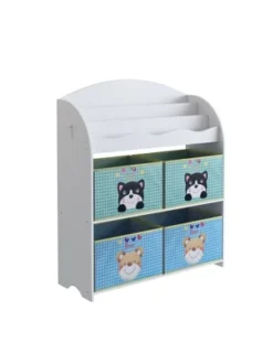 Year Color School Supply, Nursery, Daycare, Toddler, Kids Book Display And Toy Storage Organizer With 6 Fabric Storage Bins 9 Year Color School Supply, Nursery, Daycare, Toddler, Kids Book Display And Toy Storage Organizer With 6 Fabric Storage Bins -Lamps and Lighting Store GUEST d8d9593c f03f 4824 9794 ce01380fb8a0