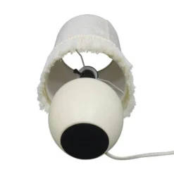 Small Table Lamp With Fringe Shade Off-White (Includes LED Light Bulb) - Opalhouse™ Designed With Jungalow™ -Lamps and Lighting Store GUEST d90258f8 fdb3 4965 9481 654431d459c8