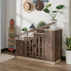 Barstead Wood Staircase Shoe Cabinet In Reclaimed Oak - Furniture Of America 12 Barstead Wood Staircase Shoe Cabinet In Reclaimed Oak - Furniture Of America -Lamps and Lighting Store GUEST d98baba4 c2be 4841 86b2 151ee6d09f26