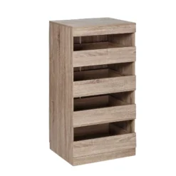 Honey-Can-Do 4 Drawer Stackable Cabinet Oak -Lamps and Lighting Store GUEST da72b4bd 8d95 4c48 aeb0 d8848293cf68