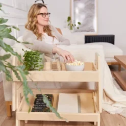 ECR4Kids Adjustable Stacking Shelf With Full Edge, Bookcase -Lamps and Lighting Store GUEST dd3ff960 d3e9 44db bd66 ba018095abd5