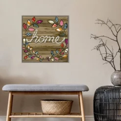 22" X 22" Love And Laughter IV By June Erica Vess Framed Canvas Wall Art Gray Wash - Amanti Art -Lamps and Lighting Store GUEST dd5b6fc1 ccca 4e00 8418 65490a8eafbe