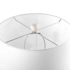 NuLOOM Flint Ceramic 30" Table Lamp Lighting - Cream 30" H X 15" W X 15"D -Lamps and Lighting Store GUEST df63fc9e 43b2 4293 8a78 71febcfc1124