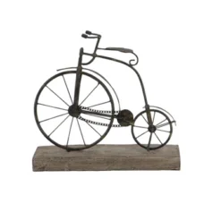 Vintage Reflections Rustic Iron And Wood Penny-Farthing Model Bicycle (14") - Olivia & May -Lamps and Lighting Store GUEST dfc91638 8676 42d2 918c babda1a3129e