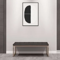 23" X 33" Black And White Oval By Incado Framed Canvas Wall Art Print - Amanti Art -Lamps and Lighting Store GUEST e1d59def 9461 42f3 8292 af9463286126