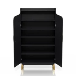 Tamworth Double Door Shoe Cabinet Black - MiBasics -Lamps and Lighting Store GUEST e1effc41 0396 487a 9a62 41cd25880d61