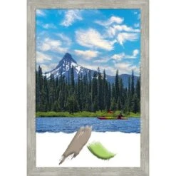 Amanti Art Dove Narrow Greywash Picture Frame -Lamps and Lighting Store GUEST e2062c33 01e7 40c4 a22a fa370d7f5620