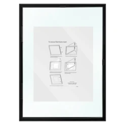 15.5" X 11.5" Float Thin Metal Gallery Frame Black - Project 62™ -Lamps and Lighting Store GUEST e2db8901 a83b 414f 962a b8031762eb82