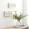 Wood Sign Love And Home Wall Decor Set Of 2 White - Olivia & May -Lamps and Lighting Store GUEST e322c30d 5edd 4117 a122 e0729a93a7a4