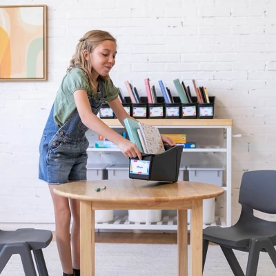 ECR4Kids Linking Book Bins, Colorful Connecting Classroom Storage Bins, 10-Pack 5 ECR4Kids Linking Book Bins, Colorful Connecting Classroom Storage Bins, 10-Pack - Image 3