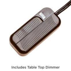 Robert Louis Tiffany Budding Branch Mission Table Lamp 24" High Bronze With Table Top Dimmer Art Glass Square Shade For Bedroom Living Room Bedside -Lamps and Lighting Store GUEST e3f27b5f 3e1e 4fbc 84ab f81610a4cae9