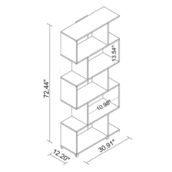 Petrolina Z-Shelf - Manhattan Comfort 20 Petrolina Z-Shelf - Manhattan Comfort -Lamps and Lighting Store GUEST e4743fdd 58c0 4481 836c 36b08729e93a